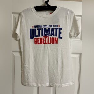 Personal Excellence ultimate rebellion white shirt small Andy Real AF 1st Phorm